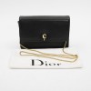 DIOR vintage mini bag in navy smooth leather