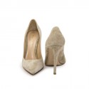 GIANVITO ROSSI high heels in beige suede size 37FR