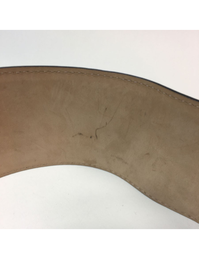 Ceinture T 80  ALEXENDER Mc QUEEN cuir noir