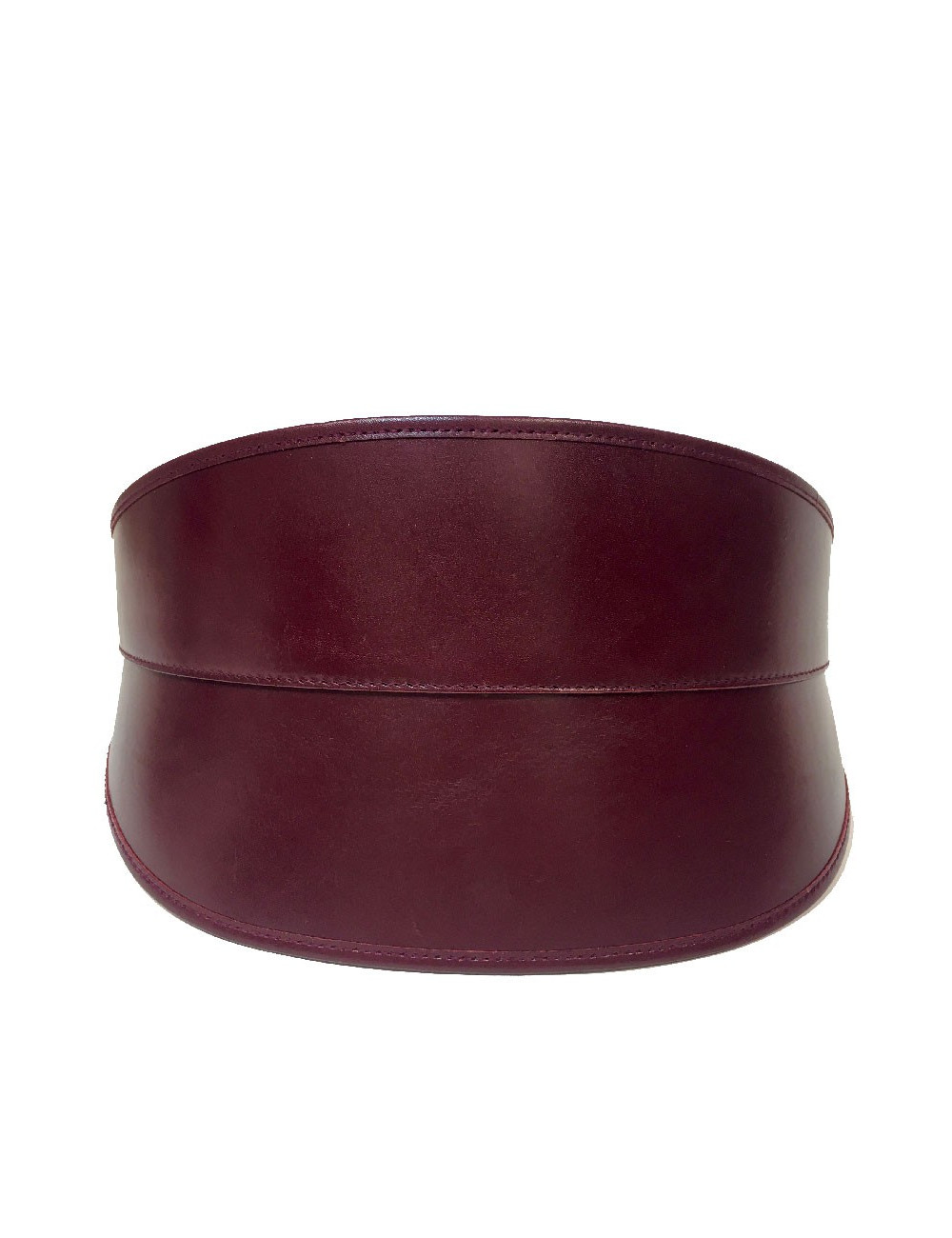 Ceinture T 75  ALEXENDER Mc QUEEN cuir bordeaux