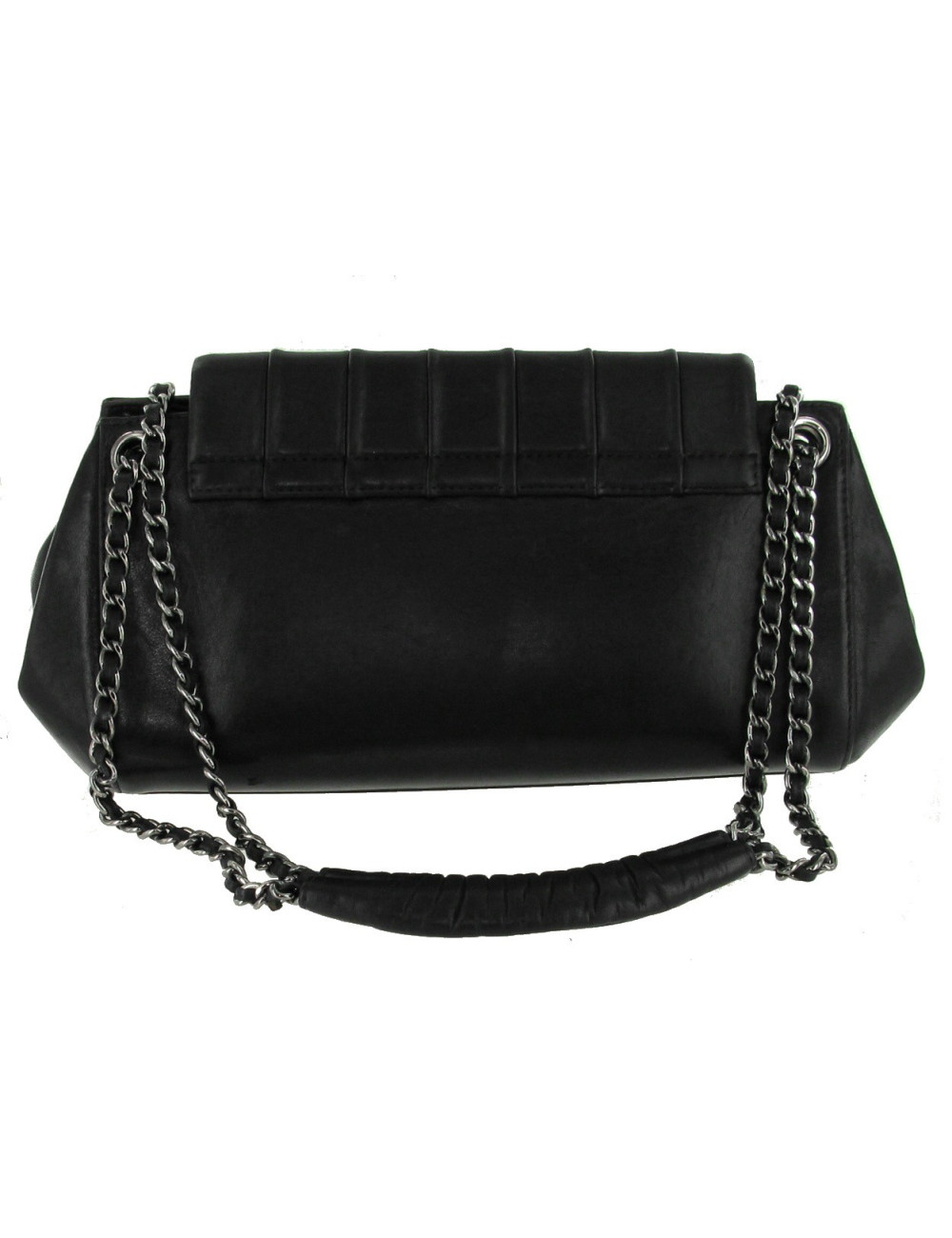 Sac CHANEL  en cuir d'agneau noir