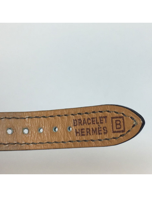 Bracelet Kelly HERMES autruche vert