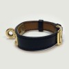 Bracelet Kelly HERMES cuir box noir
