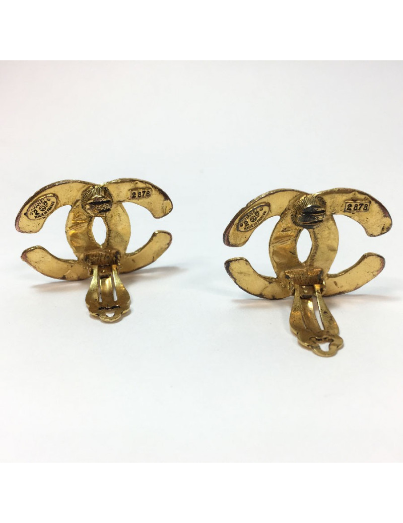 CHANEL CC Vintage clip-on earrings