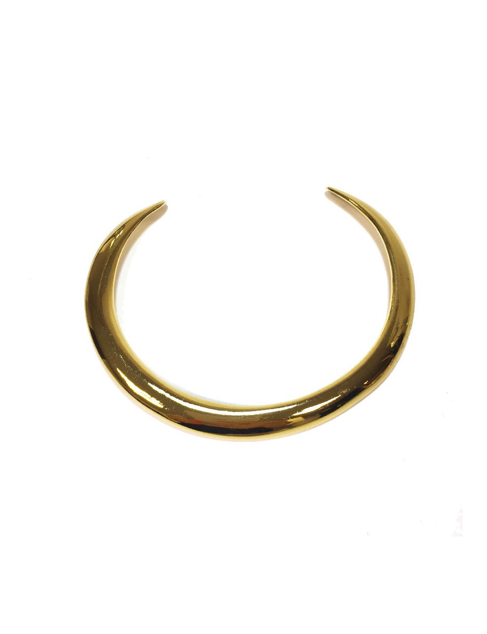 Collier YVES SAINT LAURENT rigide doré