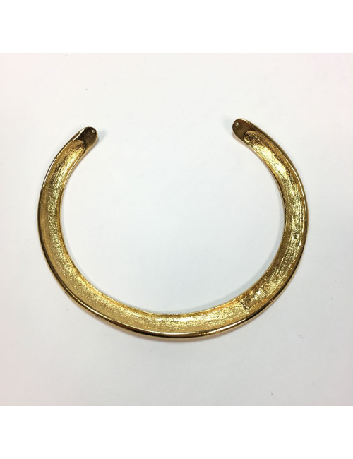 Collier YVES SAINT LAURENT rigide doré