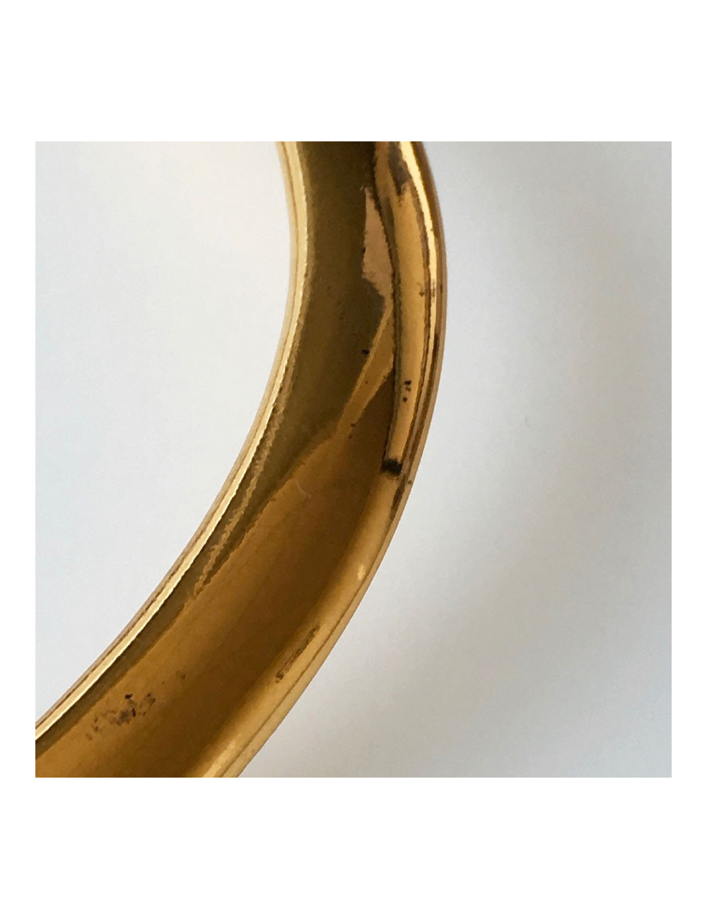 Collier YVES SAINT LAURENT rigide doré