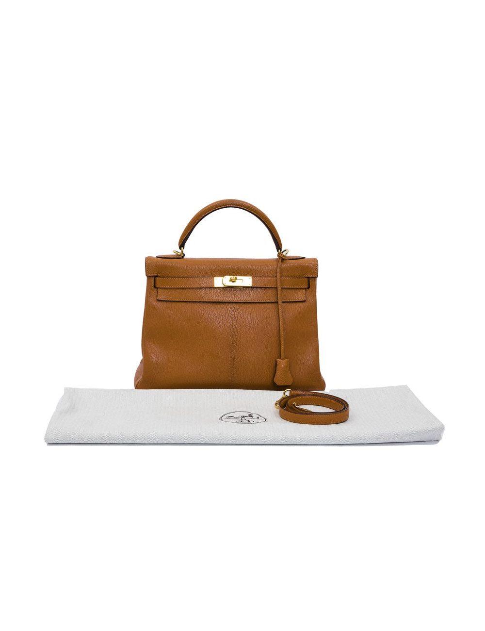 Kelly II  32 HERMES en cuir  