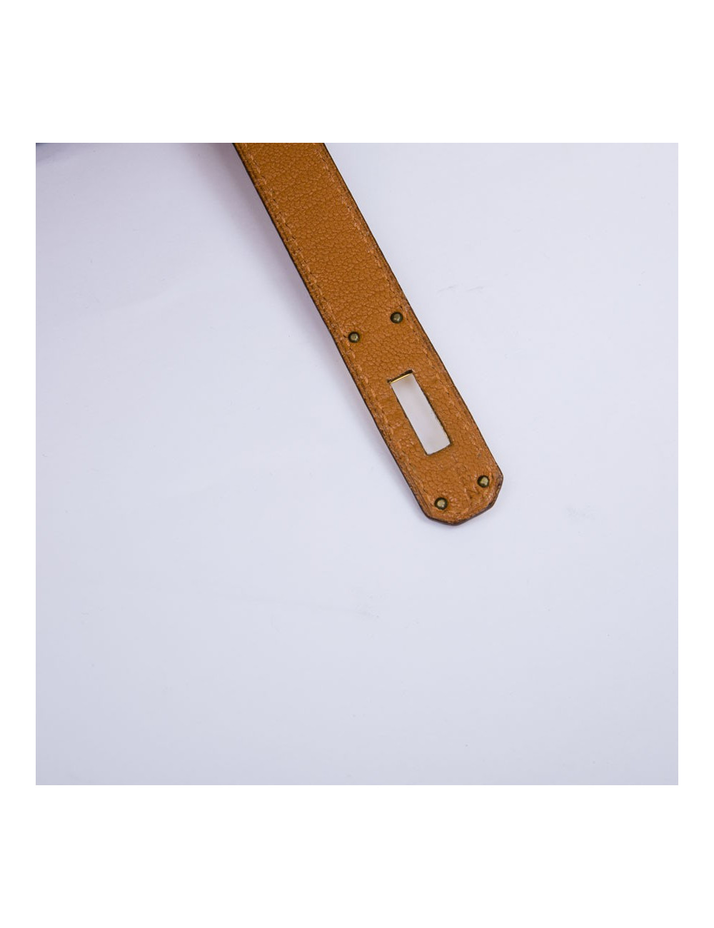 HERMES Kelly II 32 bag in orange pumpkin lamb leather