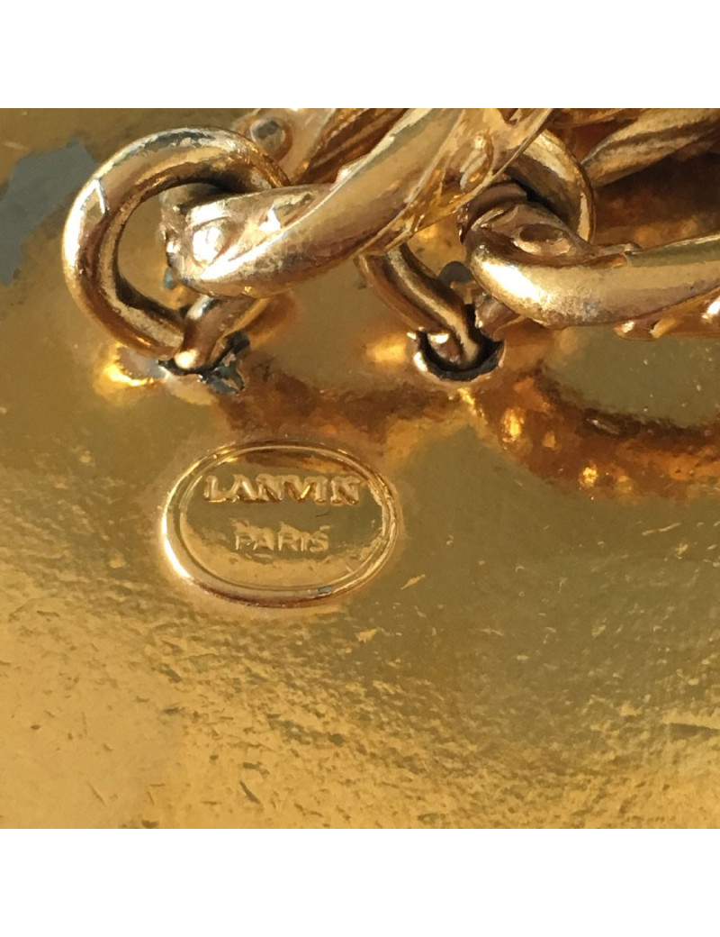 Ceinture LANVIN T68 en métal doré