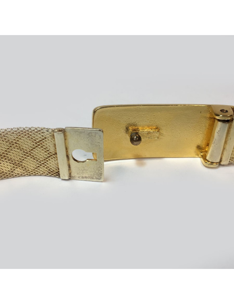 Ceinture CHANEL T68 vintage dorée