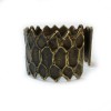 YVES SAINT LAURENT vintage cuff bracelet in bronze metal