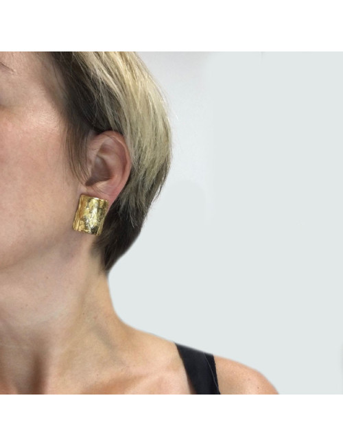 Boucles d'oreille clips YSL SAINT LAURENT