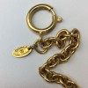CHANEL vintage necklace in gilt metal