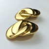 Boucles d'oreille clips YSL SAINT LAURENT Vintage dorés