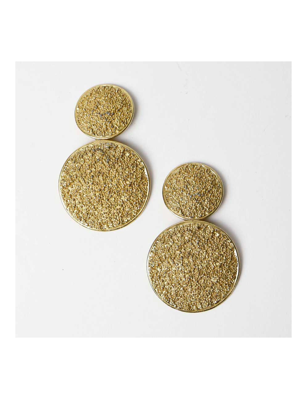 Boucles d'oreilles Clips YVES SAINT LAURENT cercle vintage