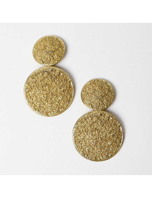 Boucles d'oreilles Clips YVES SAINT LAURENT cercle vintage