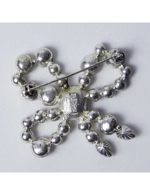 Broche YSL SAINT LAURENT brillants 