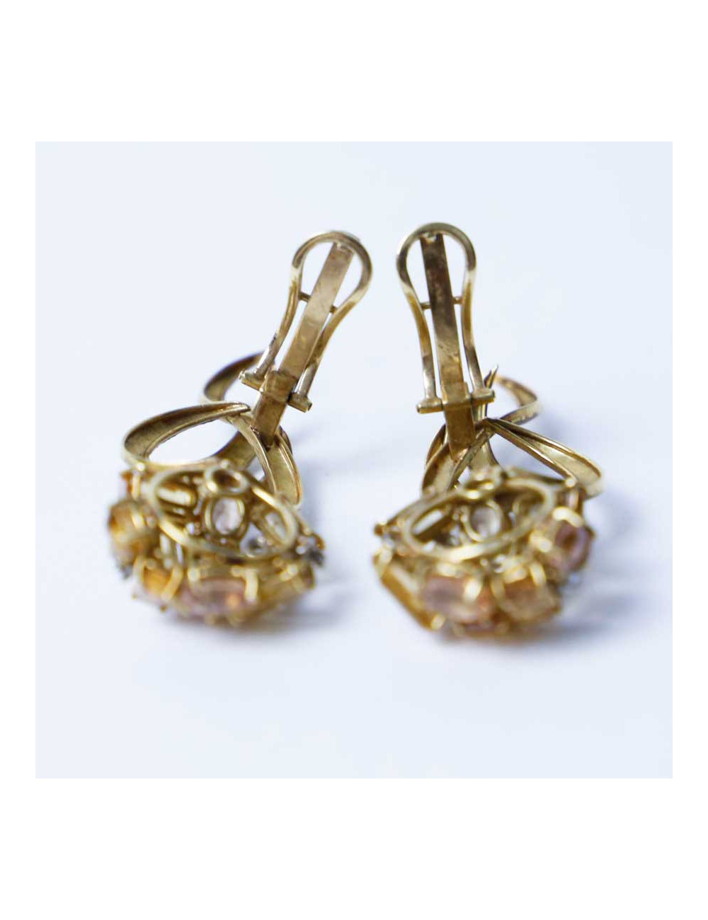 Boucles d'oreilles Clips années 30 sans marque 