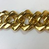 YSL YVES SAINT LAURENT vintage chain bracelet in gilt metal
