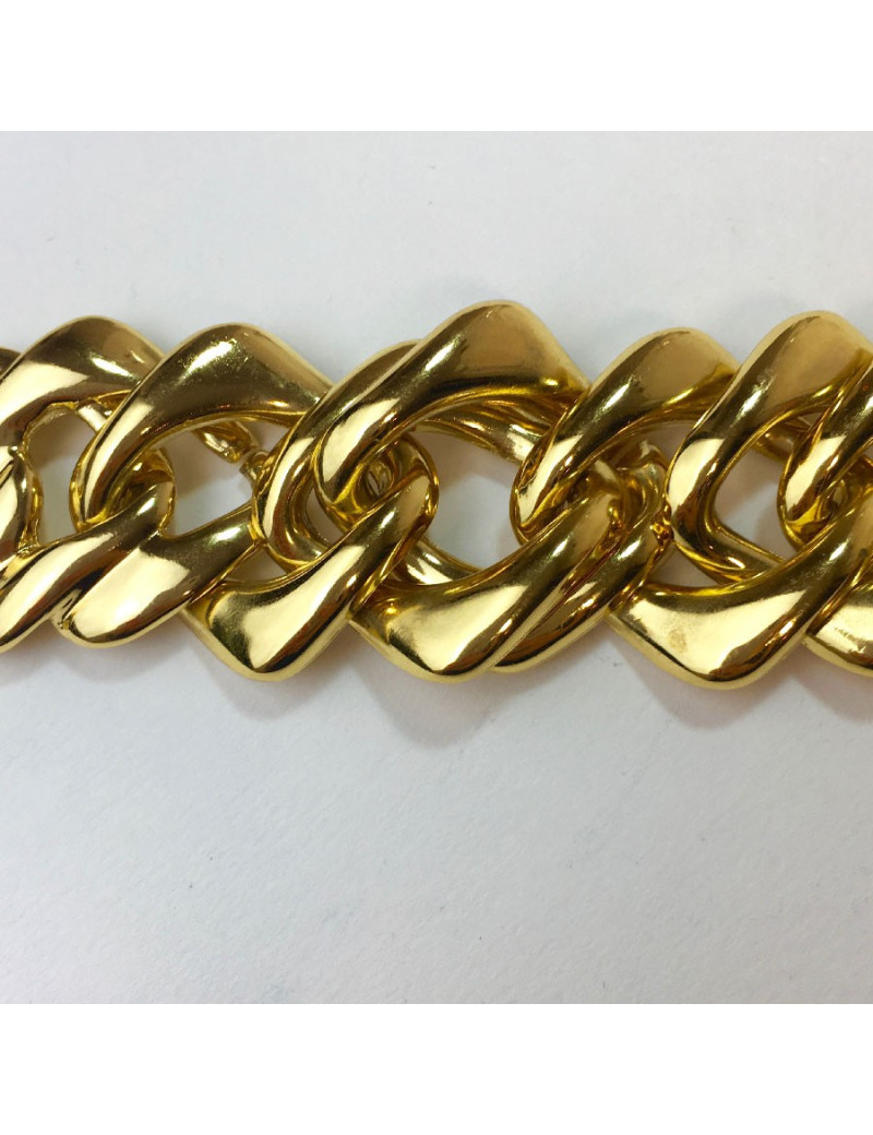 Bracelet YVES SAINT LAURENT gourmette doré