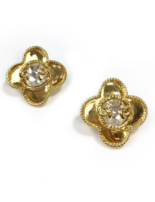 Boucles d'oreilles clips CHANEL vintage