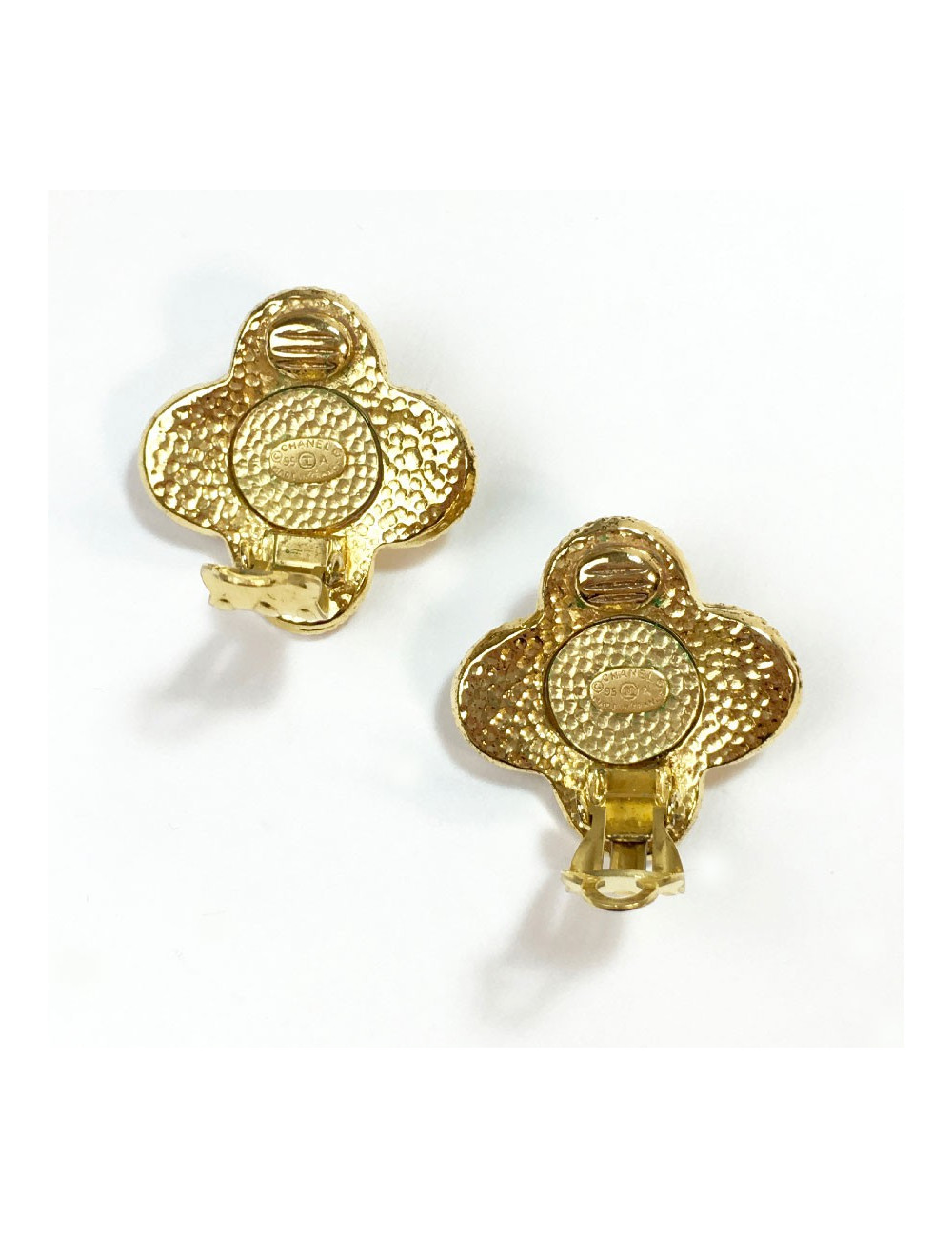 Boucles d'oreilles clips CHANEL vintage