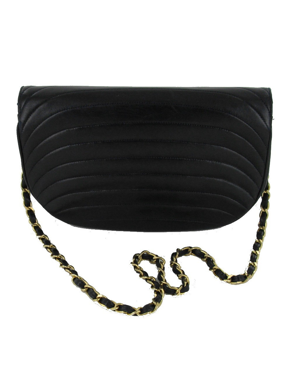 sac CHANEL cuir bleu