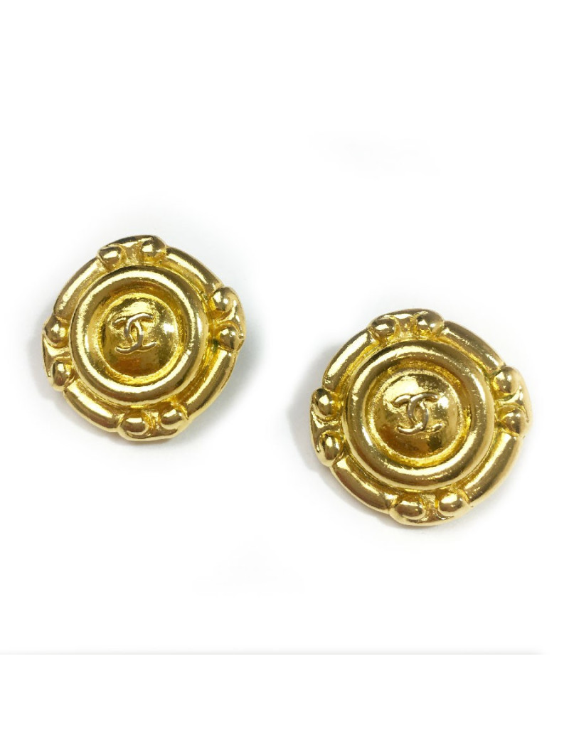 Boucles d'oreille clips CHANEL Vintage