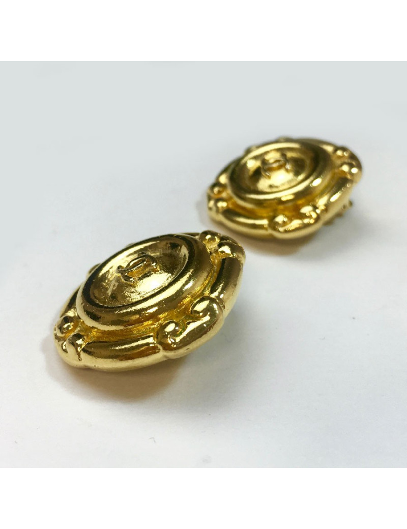 Boucles d'oreille clips CHANEL Vintage