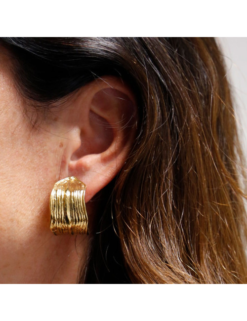 Boucles d'oreille clips YSL SAINT LAURENT Vintage