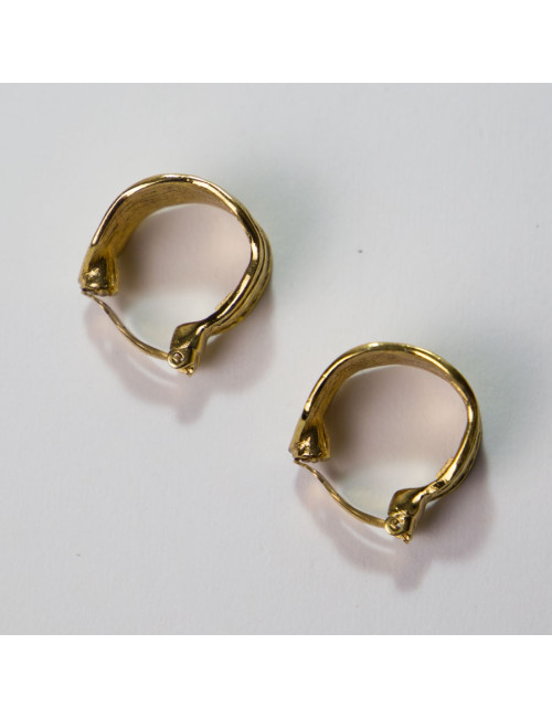 Boucles d'oreille clips YSL SAINT LAURENT Vintage