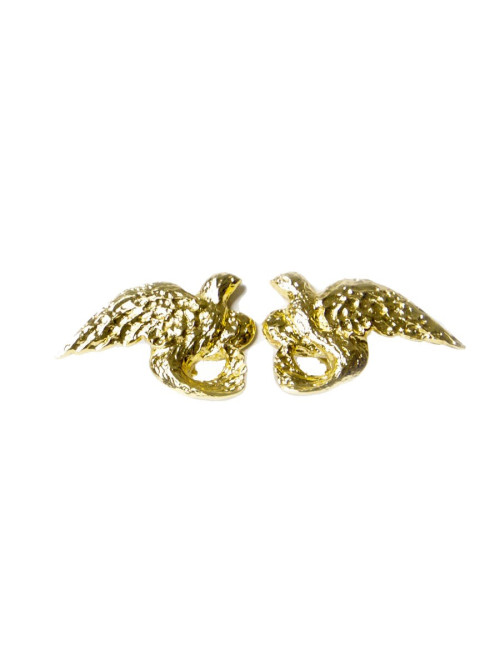  Boucles d'oreille clips  YSL  SAINT LAURENT Vintage