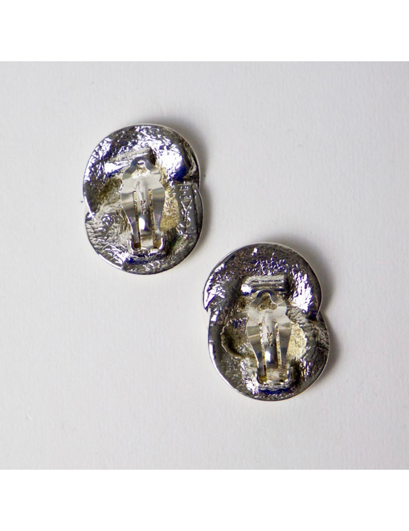 Boucles d'oreille clips YSL Vintage