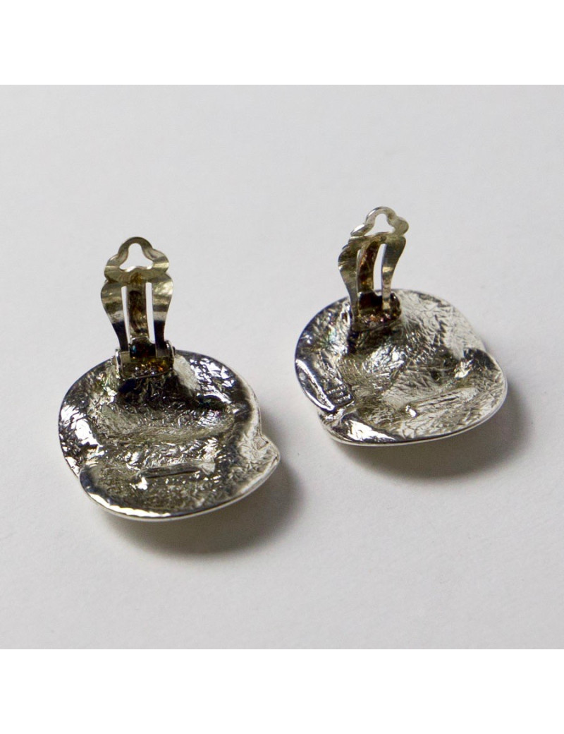 Boucles d'oreille clips YSL Vintage