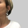 Boucles d'oreilles clips PHILIPPE FERRANDIS pendants