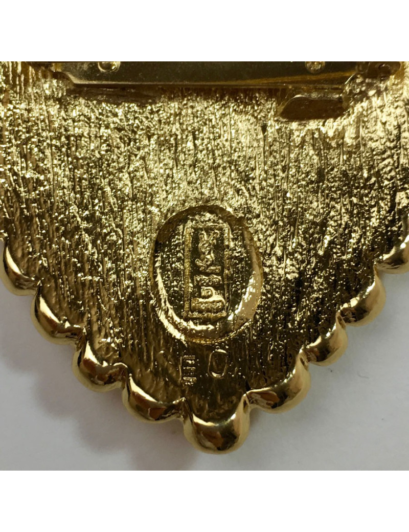 Broche coeur YSL SAINT LAURENT  