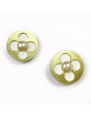Boucles d'oreille CHANEL Croisiere 1995 collector