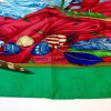 HERMES scarf Christophe Colomb découvre l'Amérique in multicolored silk