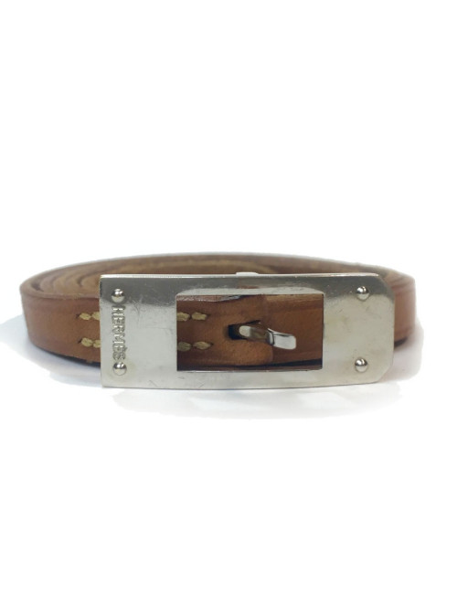HERMES multi tour bracelet in natural leather