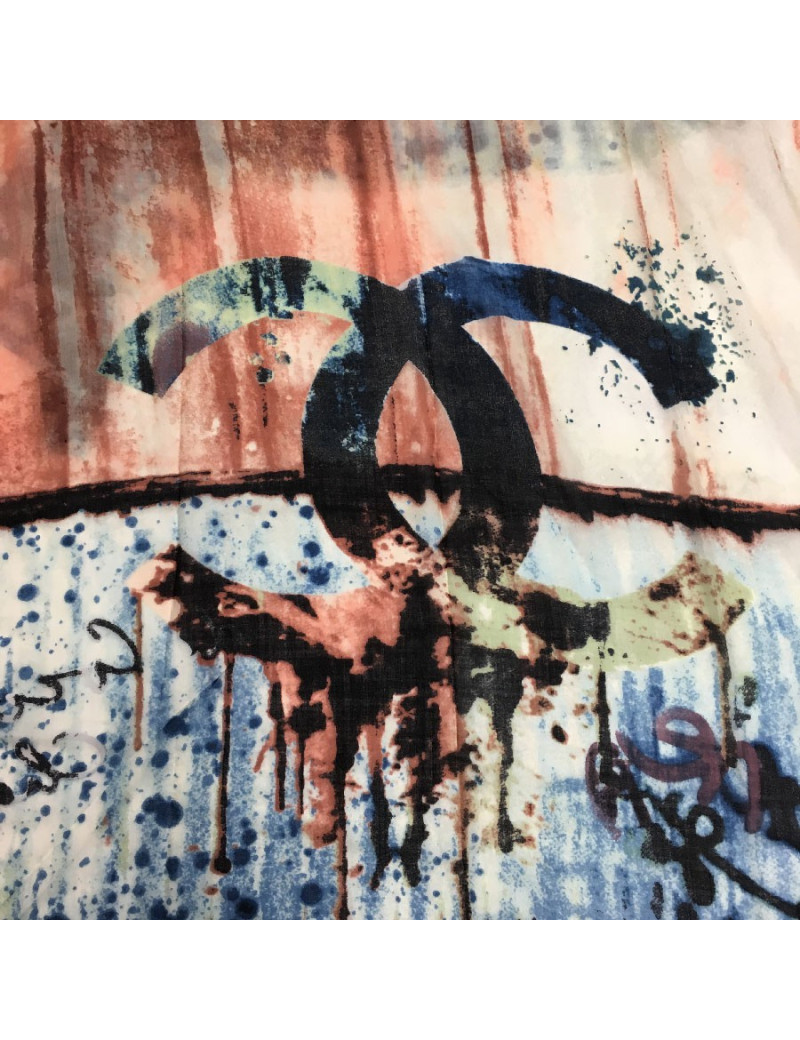 Châle CHANEL  cachemire imprimés