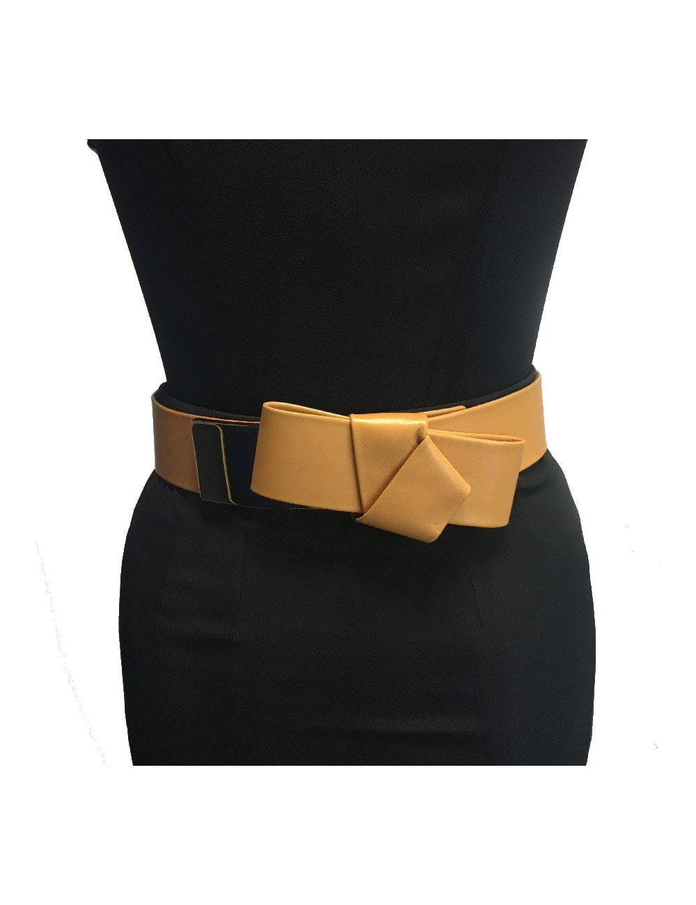 Ceinture T 75  ALEXENDER Mc QUEEN cuir beige moyen