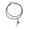 DIOR necklace with a scissors charm in gold and small diamond