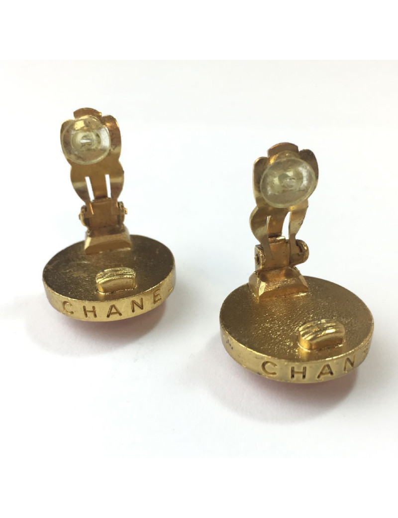 Boucles d'oreille clips CHANEL Vintage