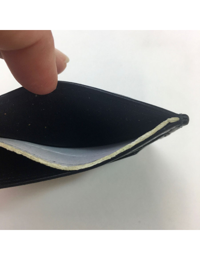 Porte-Cartes JIMMY CHOO clouté cuir noir 