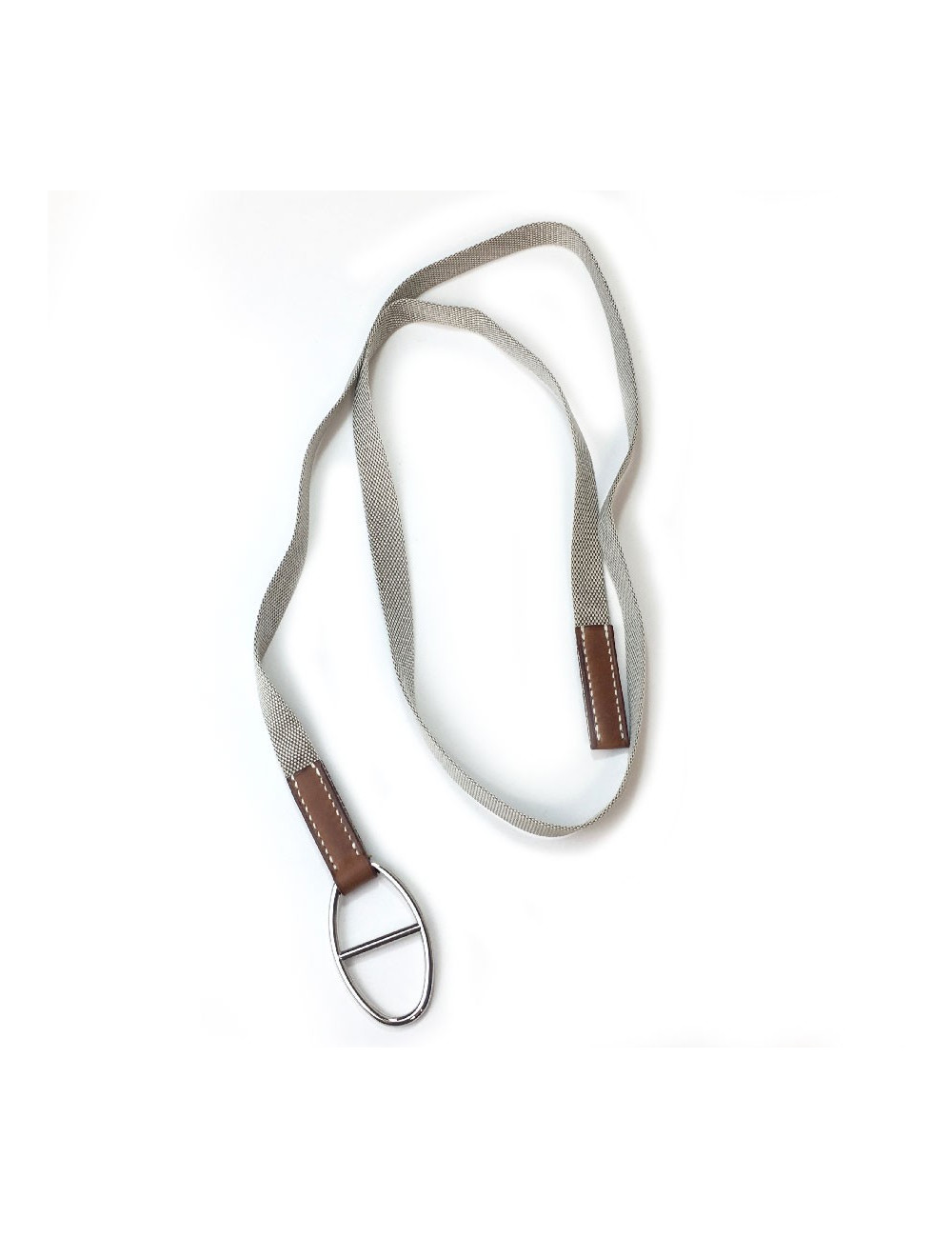 Ceinture HERMES boucle chaine d'ancre