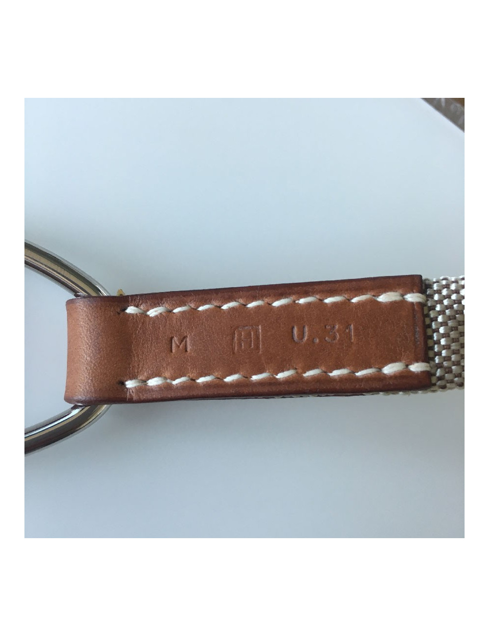 Ceinture HERMES boucle chaine d'ancre