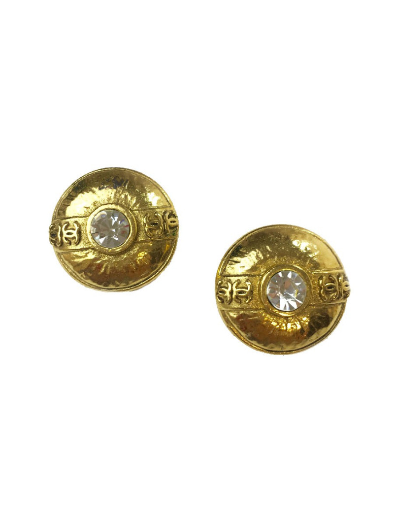 Boucles d'oreille clips CHANEL Vintage