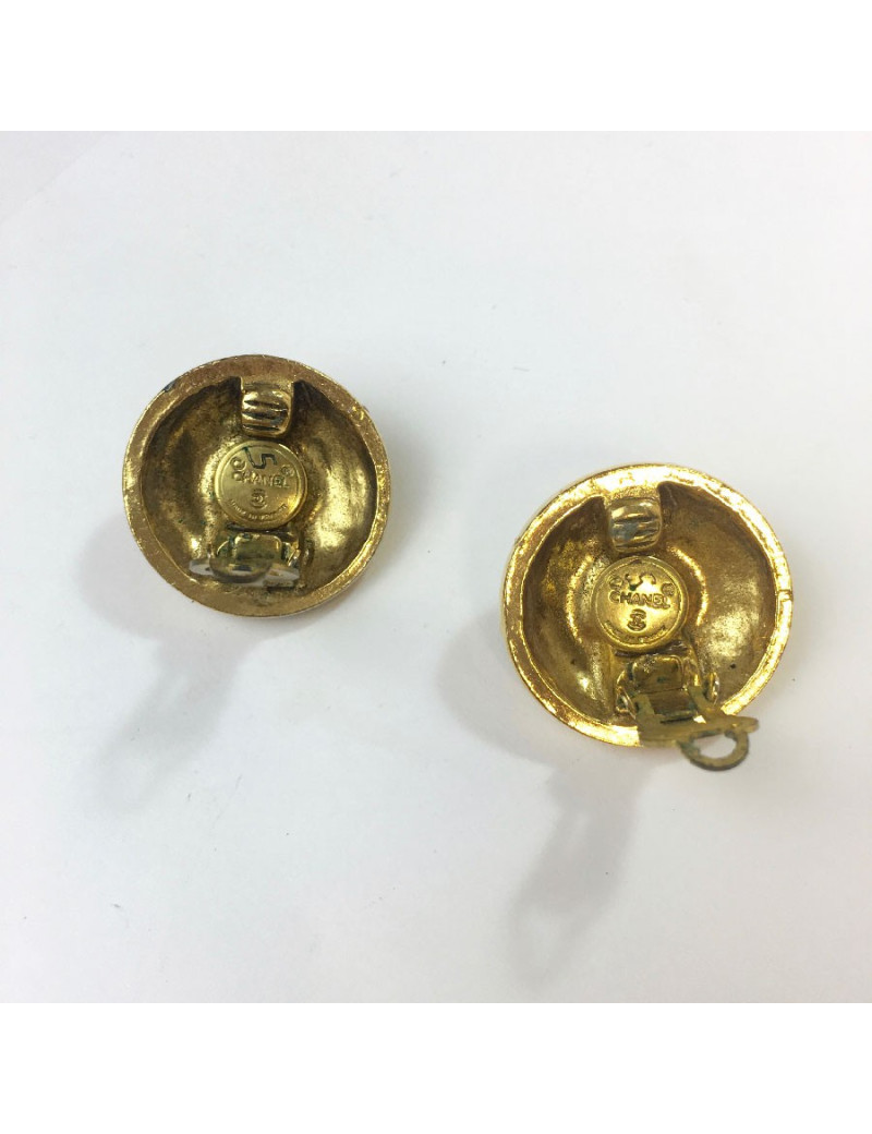 Boucles d'oreille clips CHANEL Vintage