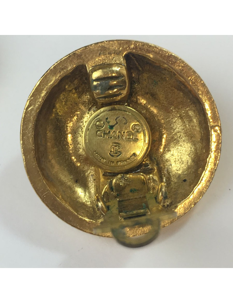 Boucles d'oreille clips CHANEL Vintage